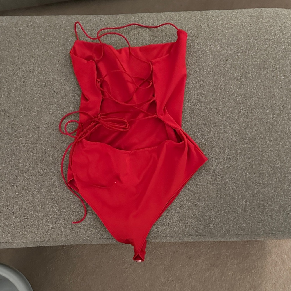 Red One-Piece - Picture 2 of 2